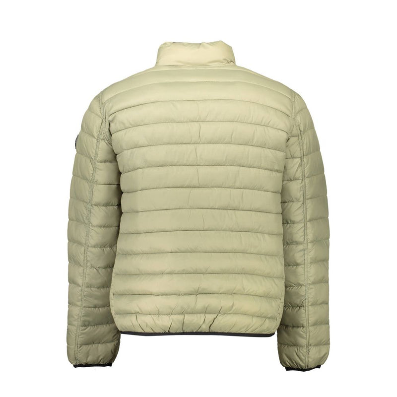 U.S. POLO ASSN. Green Nylon Men Jacket - Versatile Reversible Style