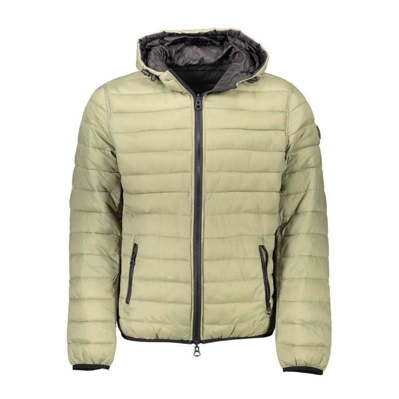 U.S. POLO ASSN. Green Nylon Men Jacket - Reversible & Versatile