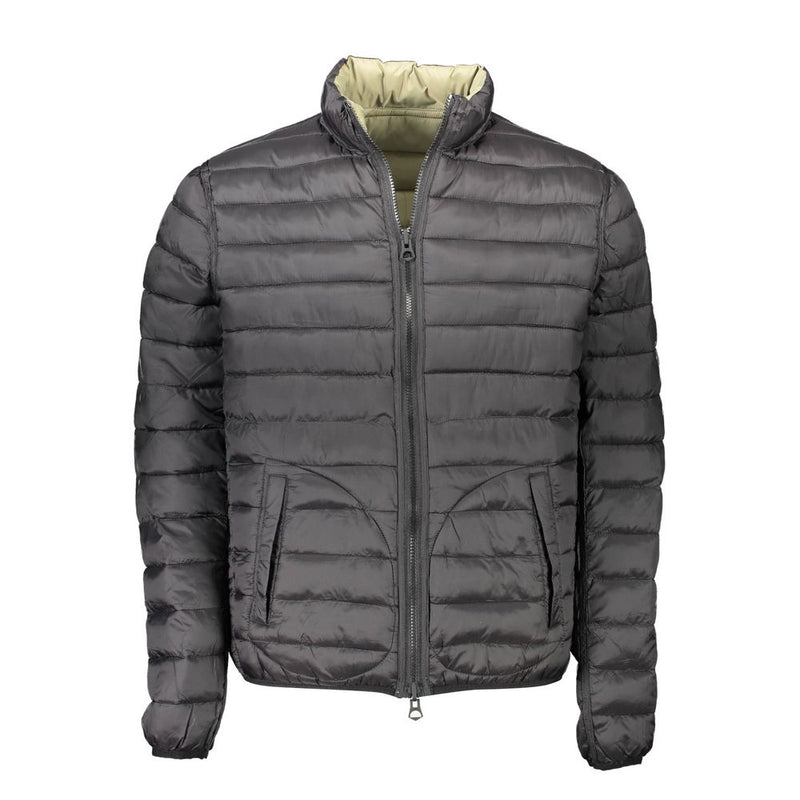 U.S. POLO ASSN. Green Nylon Men Jacket - Versatile Reversible Style