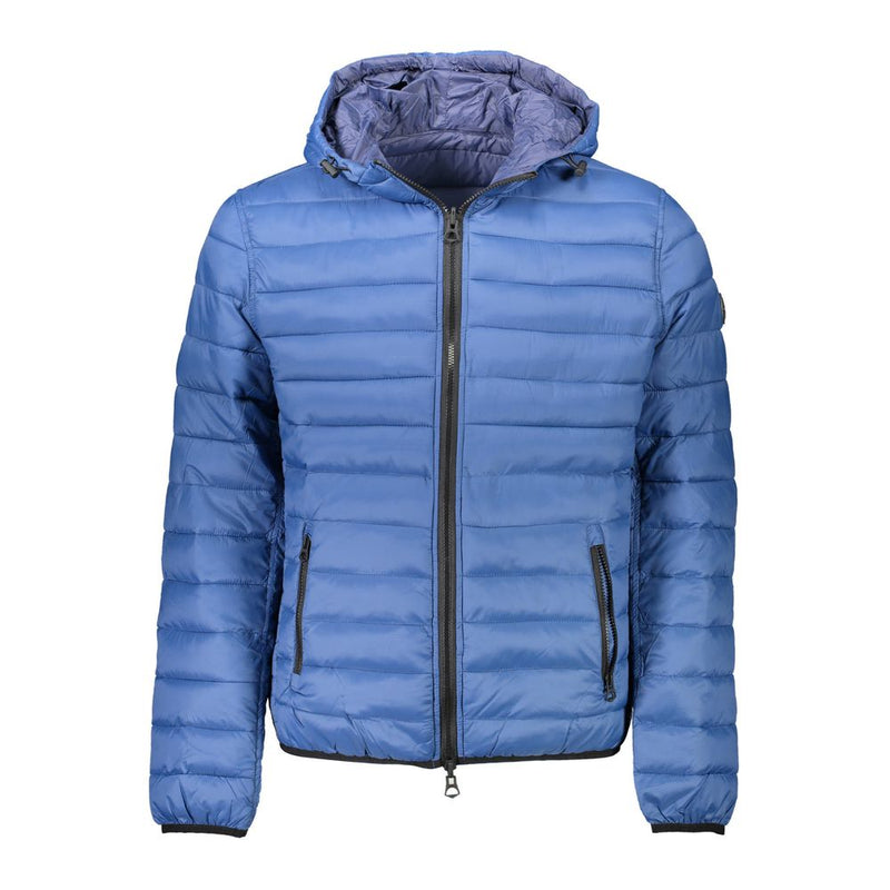 US POLO ASSN. Blauwe nylon heren jas