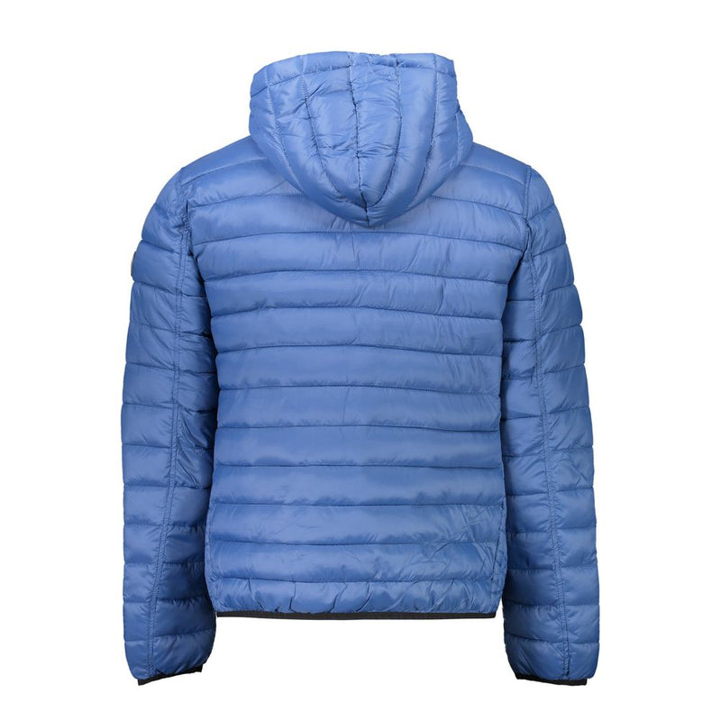 US POLO ASSN. Blauwe nylon heren jas