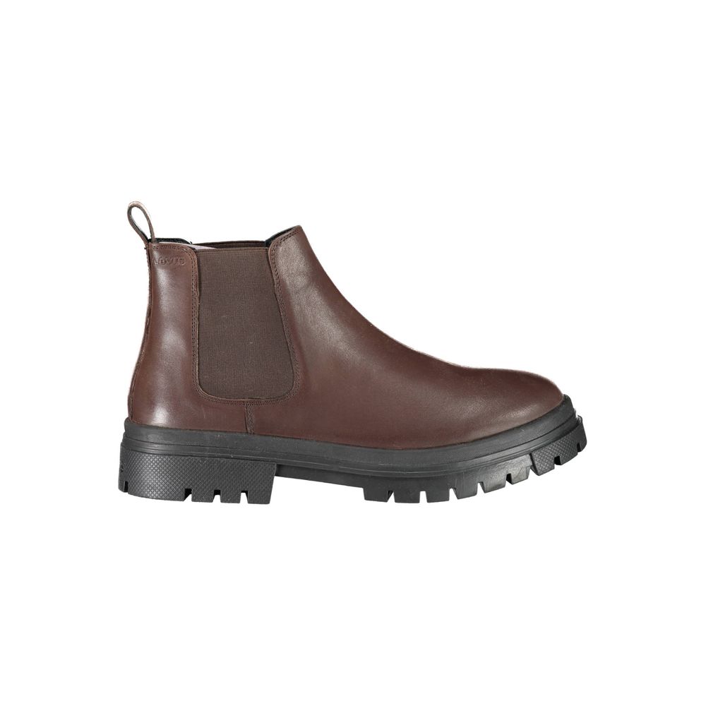 Botte en cuir marron Levi's pour homme