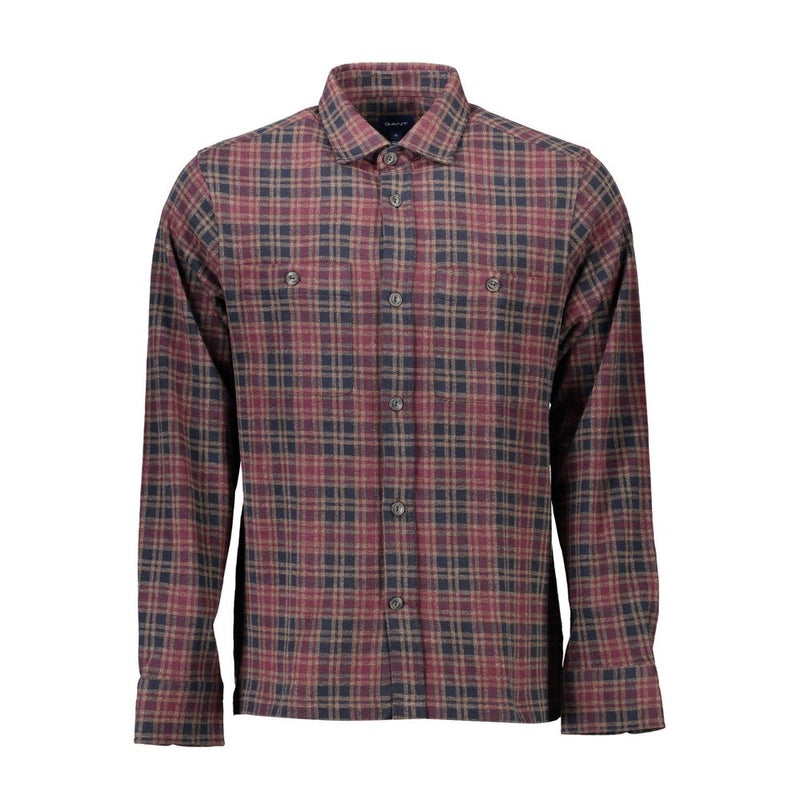 Gant Brown Cotton Shirt - Stylish Long-Sleeve Design