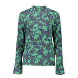 Gant Green Cotton Sweater - Stylish Mock Neck Design