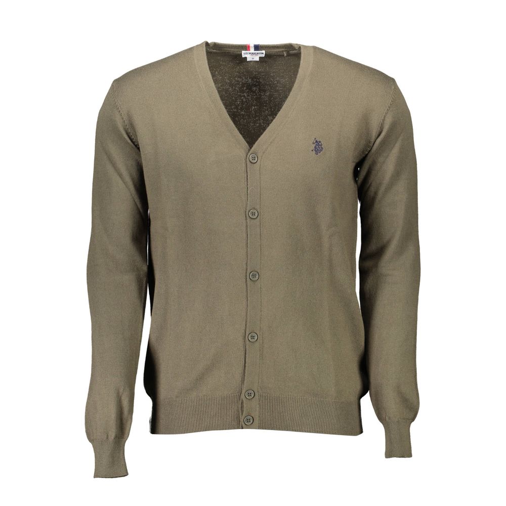 U.S. POLO ASSN. Green Cotton Sweater - Stylish Comfort