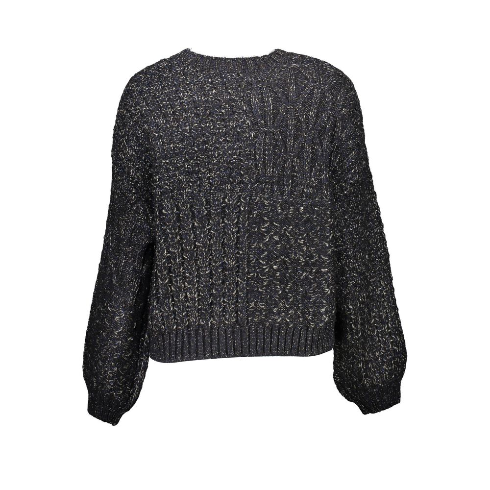 Desigual Black Polyester Sweater - Élégance et Confort pour Femmes