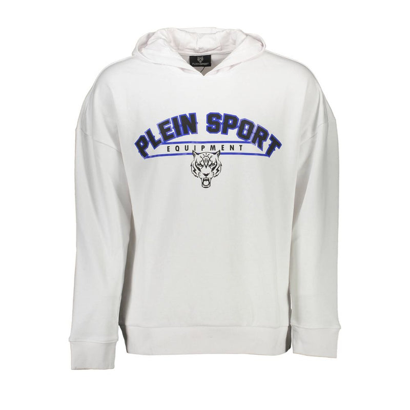 Plein Sport Sweatshirt en Coton Blanc pour Homme