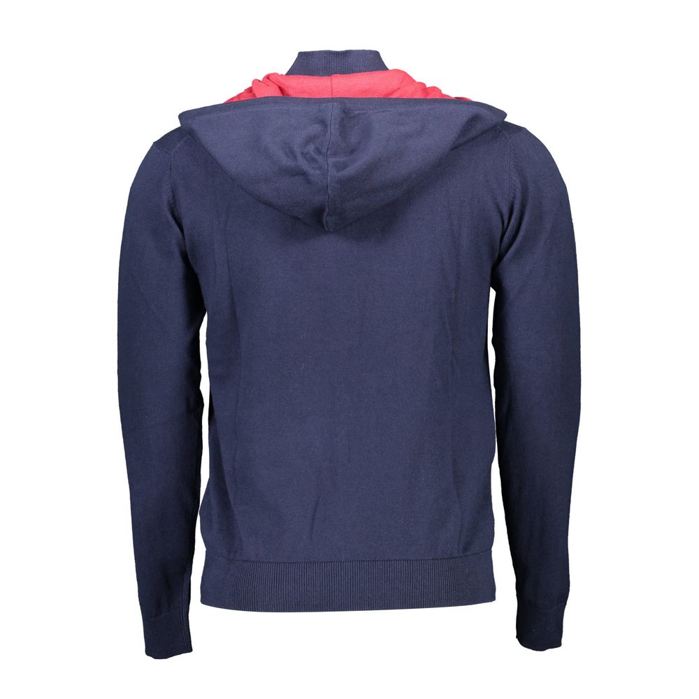 U.S. POLO ASSN. Blue Cotton Sweater with Hood