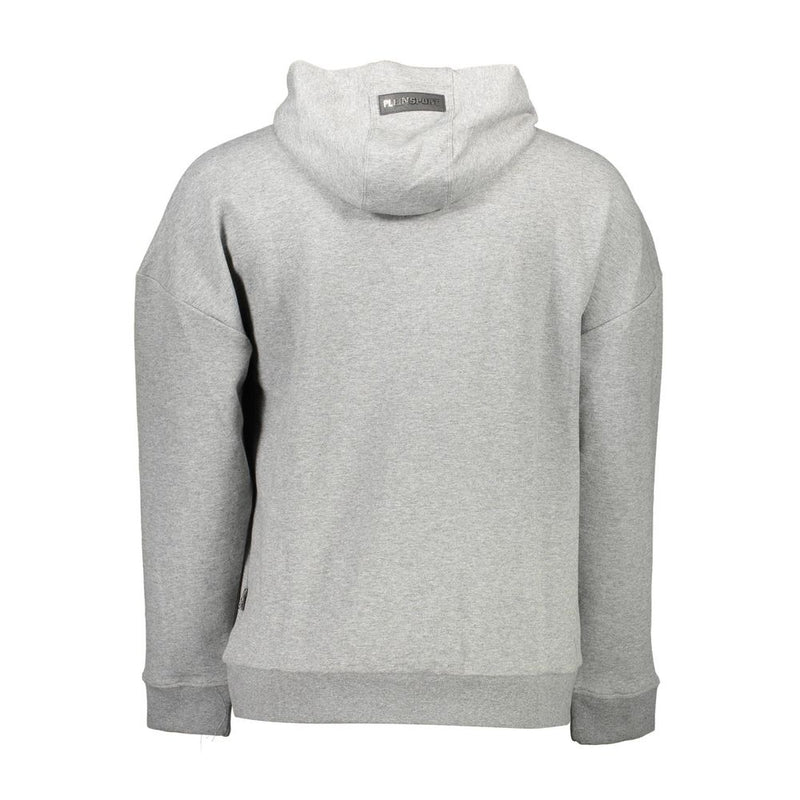 Plein Sport Grigio Sweatshirt à Capuche pour Homme