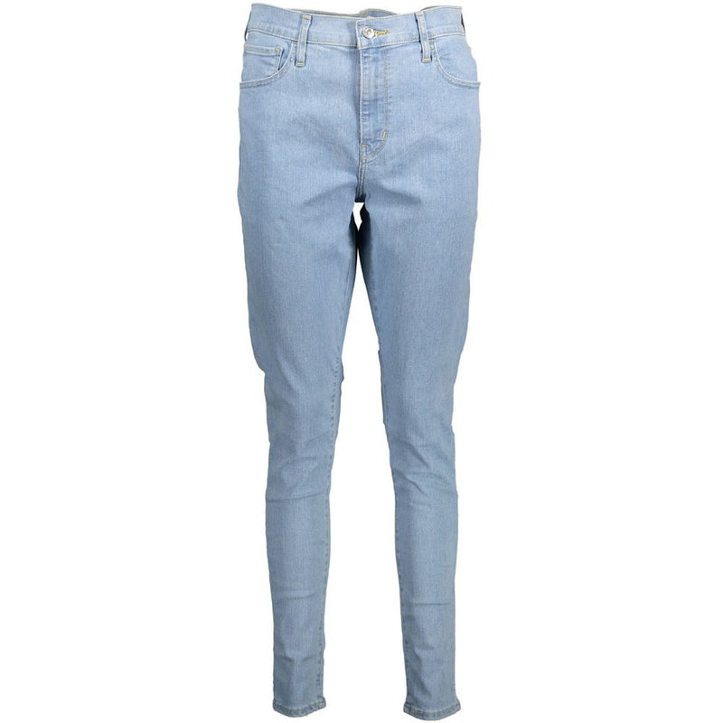 Levi's Blue Cotton Women's Super Skinny Jeans - Perfect Fit