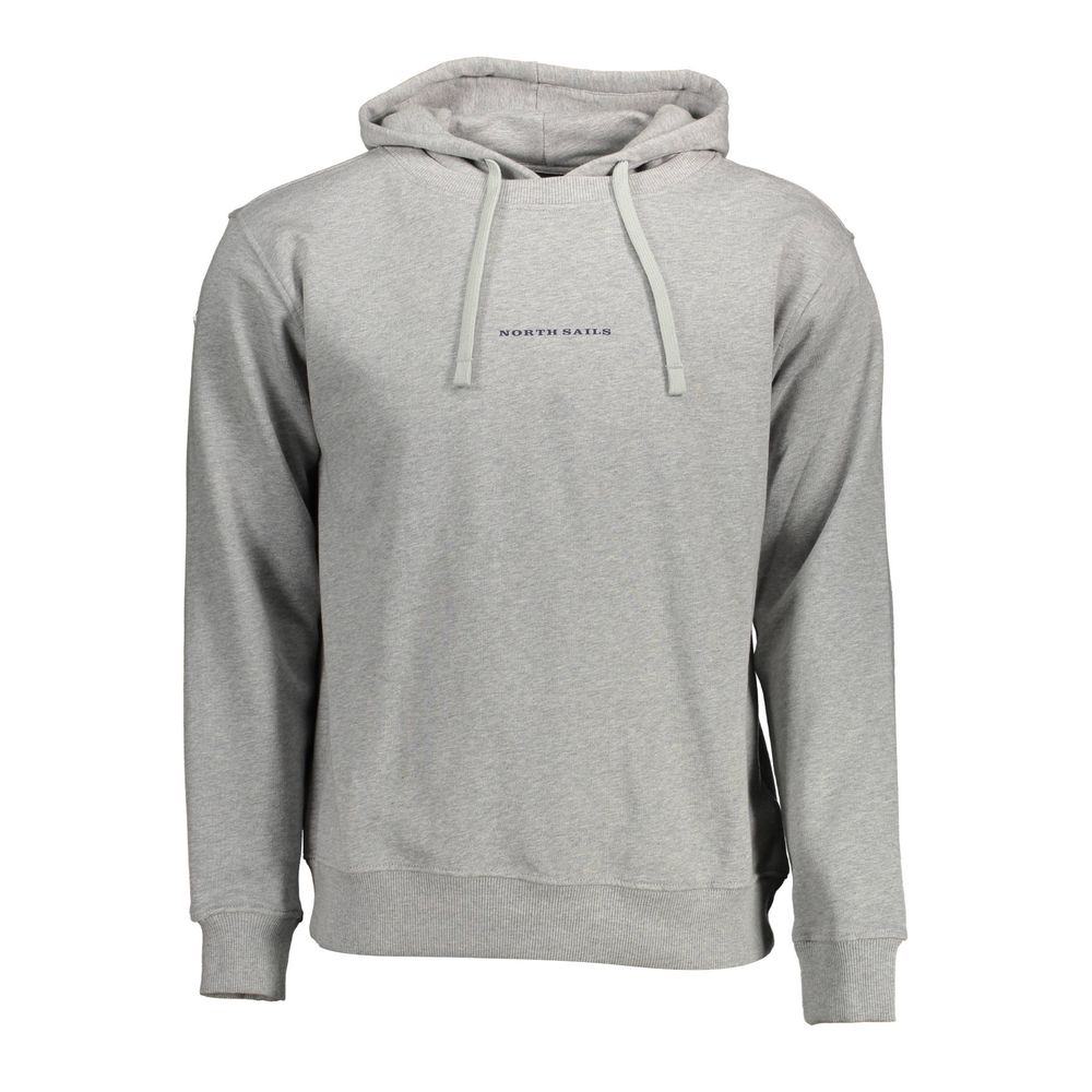 Sweat à Capuche en Coton Gris pour Hommes North Sails
