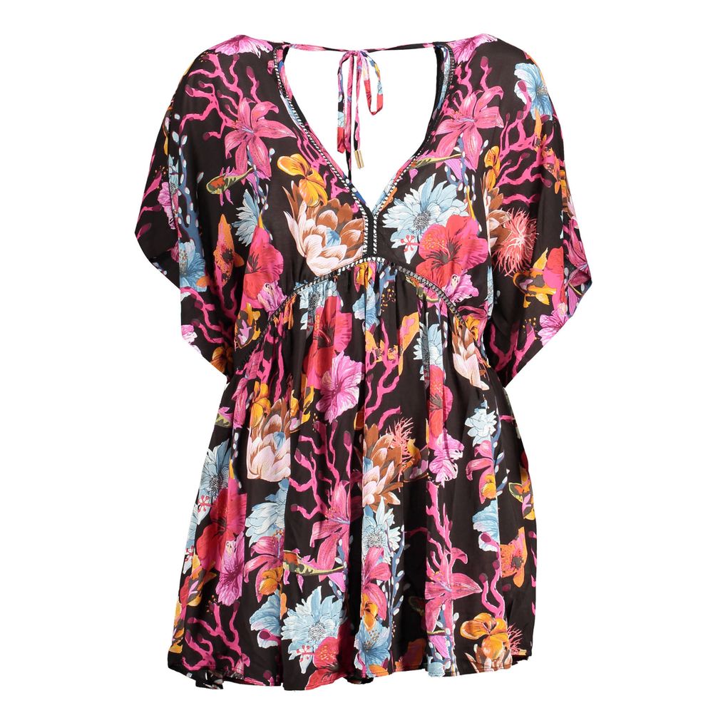Robe Femme Viscose Noire Desigual - Modèle Élégant