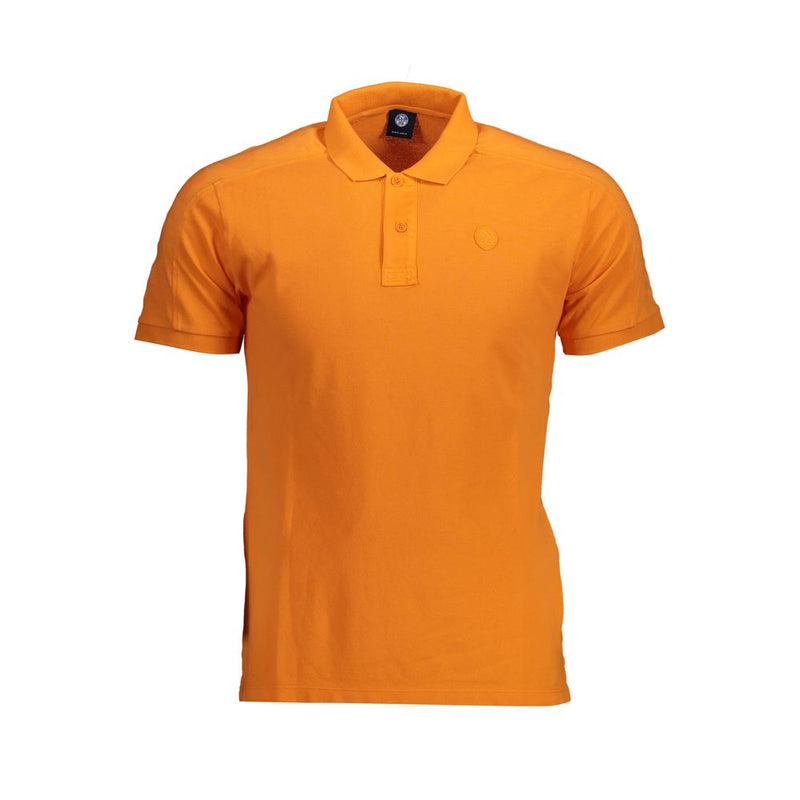 North Sails Orange Cotton Polo Shirt for Men