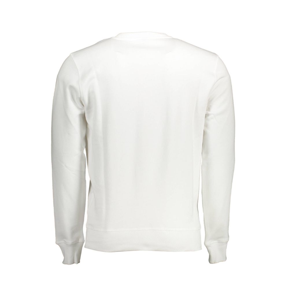 North Sails White Cotton Men Sweater - Timeless Style