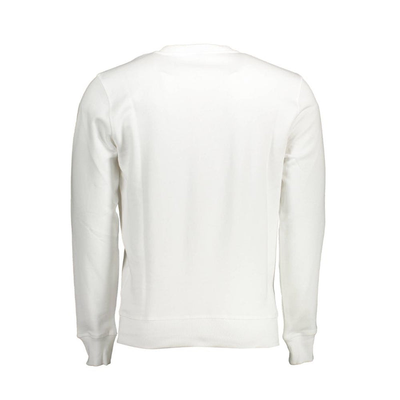 North Sails White Cotton Men Sweater - Effortless Style