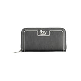 BYBLOS Black Polyethylene Wallet - Élégance et Fonctionnalité