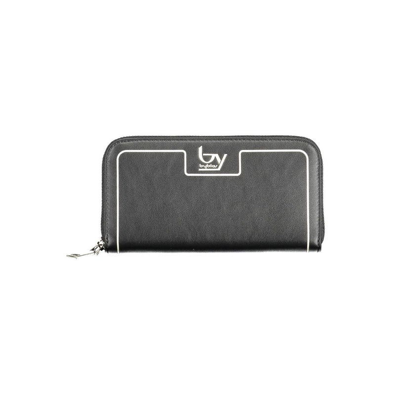 BYBLOS Black Polyethylene Wallet - Élégance et Fonctionnalité