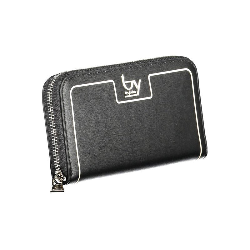 BYBLOS Black Polyethylene Wallet - Élégance et Fonctionnalité