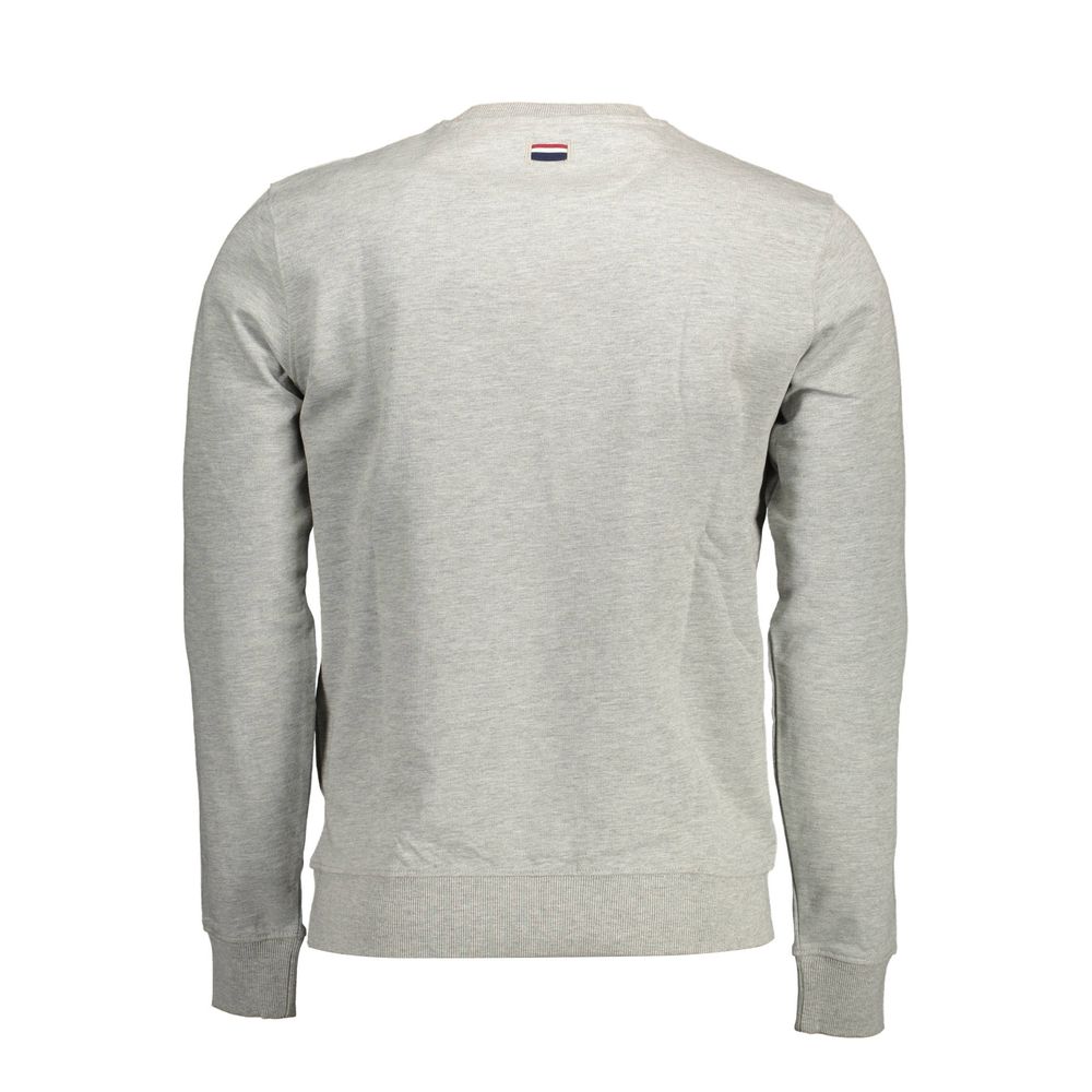 U.S. POLO ASSN. Gray Cotton Men Sweater - Stylish & Comfortable