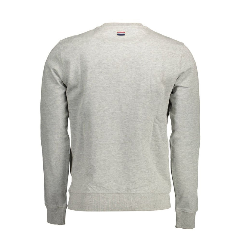 U.S. POLO ASSN. Gray Cotton Men Sweater - Stylish & Comfortable