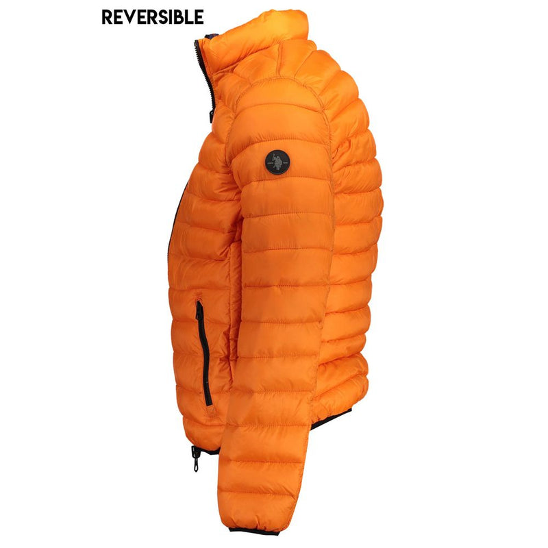 U.S. POLO ASSN. Orange Reversible Nylon Jacket & Coat