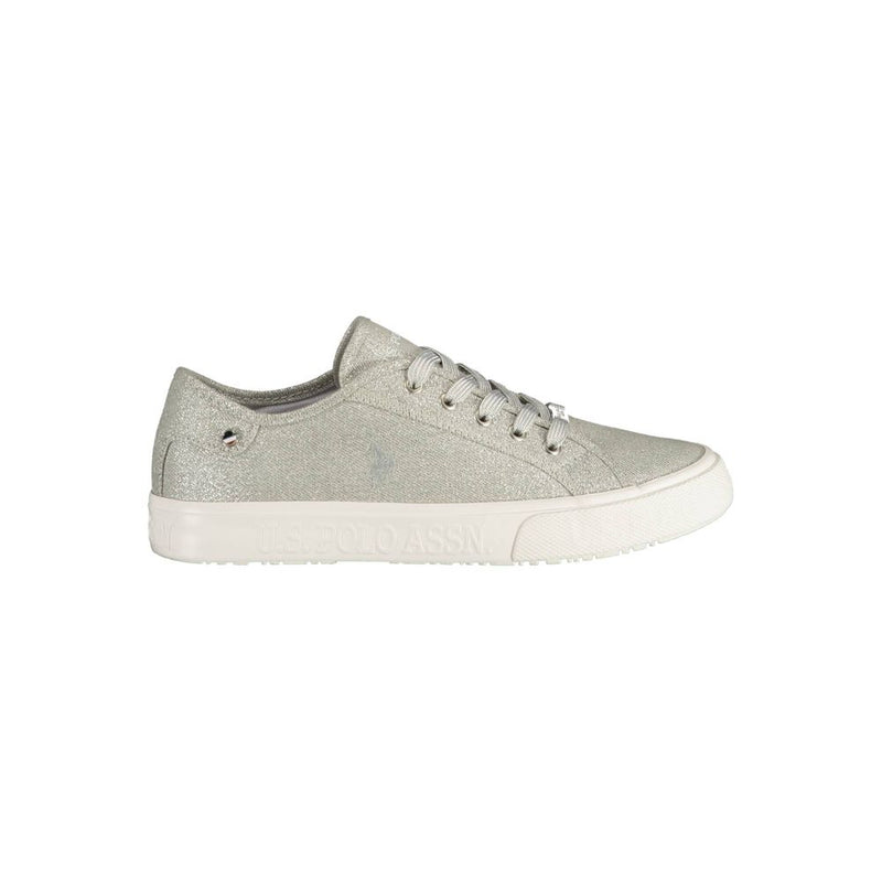 U.S. POLO ASSN. Gray Polyester Sneaker - Élégance et Confort