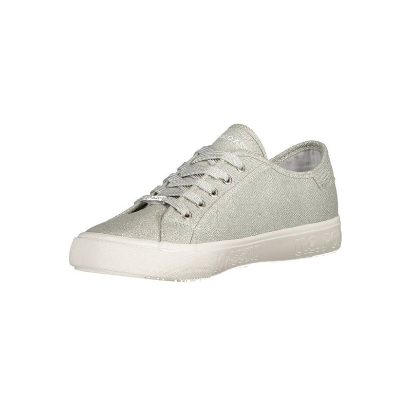 U.S. POLO ASSN. Gray Polyester Sneaker - Élégance et Confort