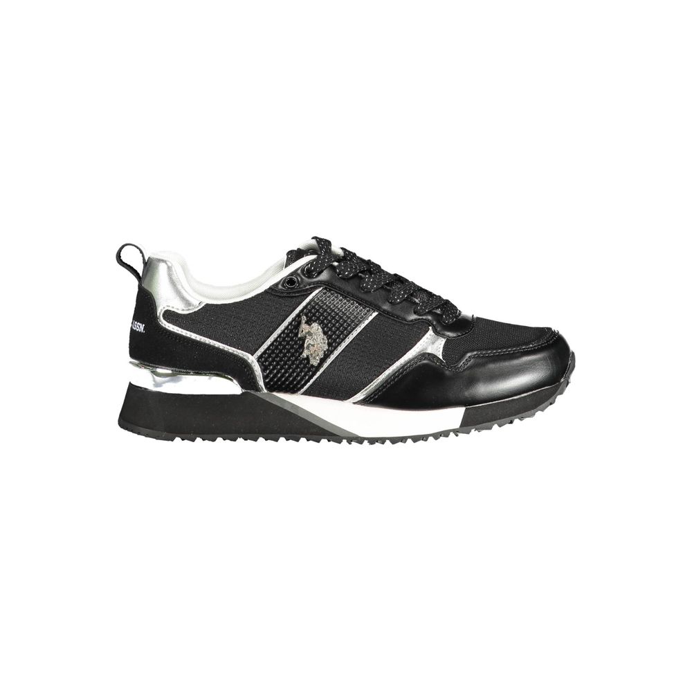 U.S. POLO ASSN. White Polyester Sneaker for Women - Stylish & Comfortable