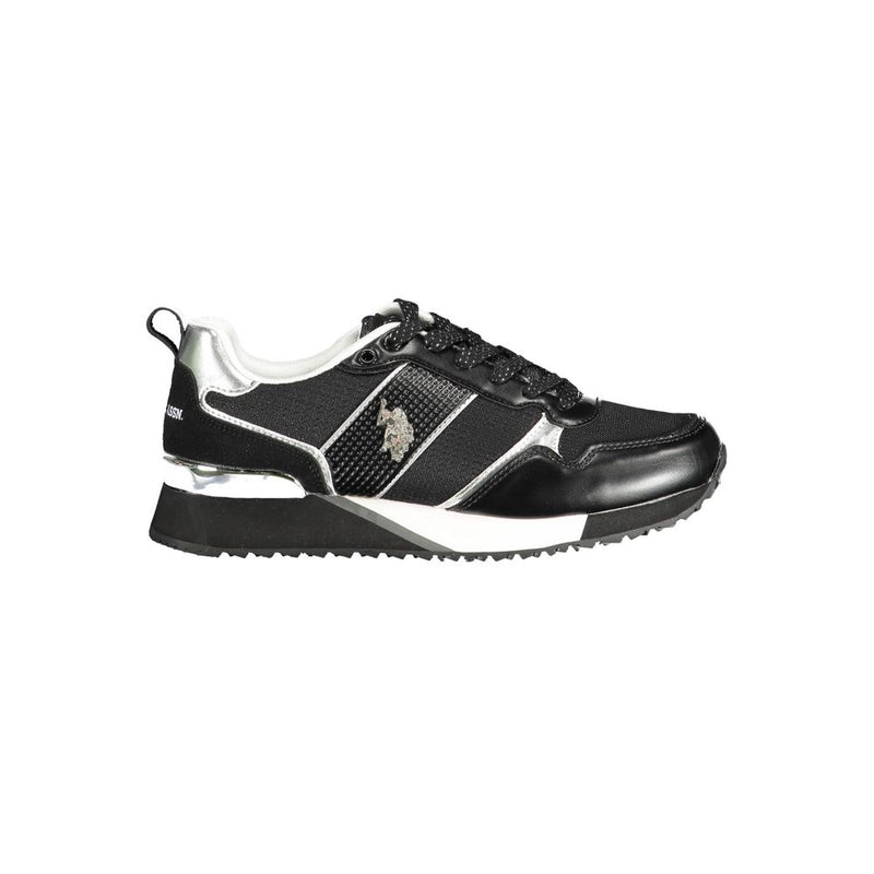 U.S. POLO ASSN. White Polyester Sneaker for Women - Stylish & Comfortable