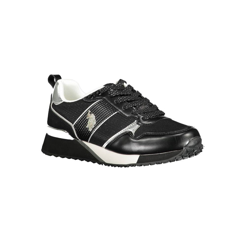 U.S. POLO ASSN. White Polyester Sneaker for Women - Stylish & Comfortable