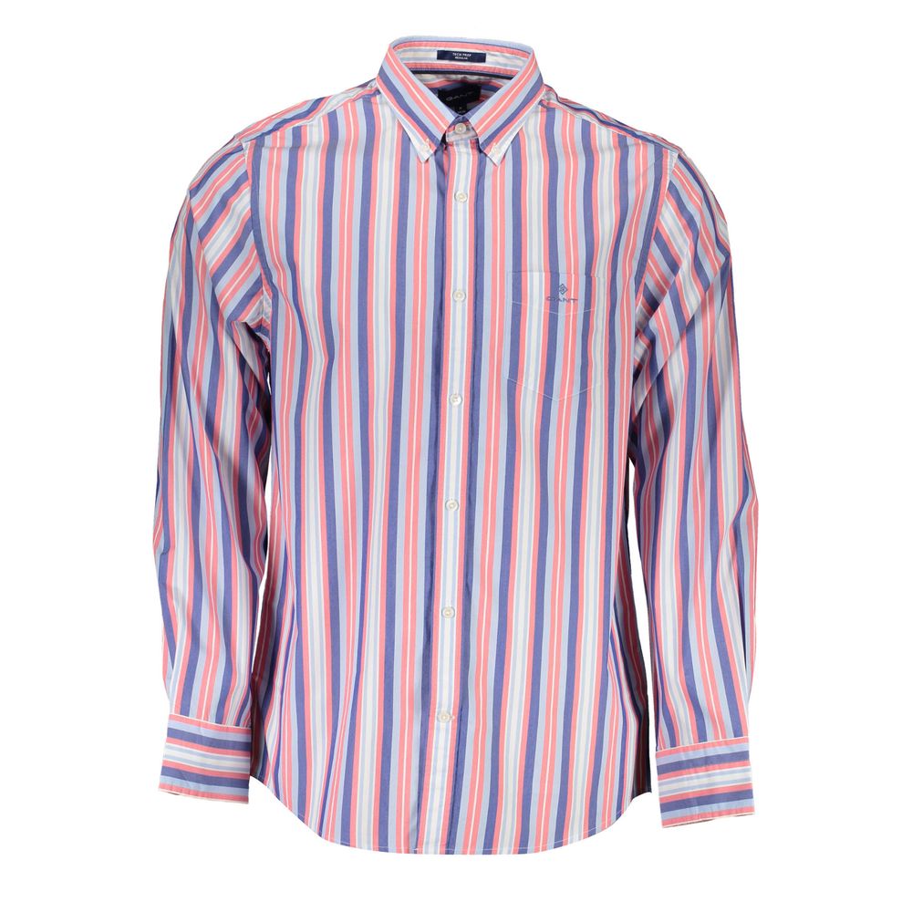 Gant Pink Cotton Shirt - Regular Fit with Button Down Collar
