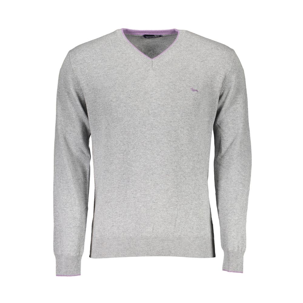 Harmont & Blaine Gray Wool Sweater - Élégance et Confort