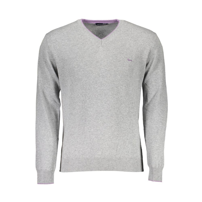 Harmont & Blaine Gray Wool Sweater - Élégance et Confort