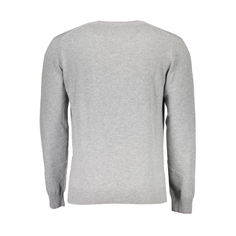 Harmont & Blaine Gray Wool Sweater - Élégance et Confort