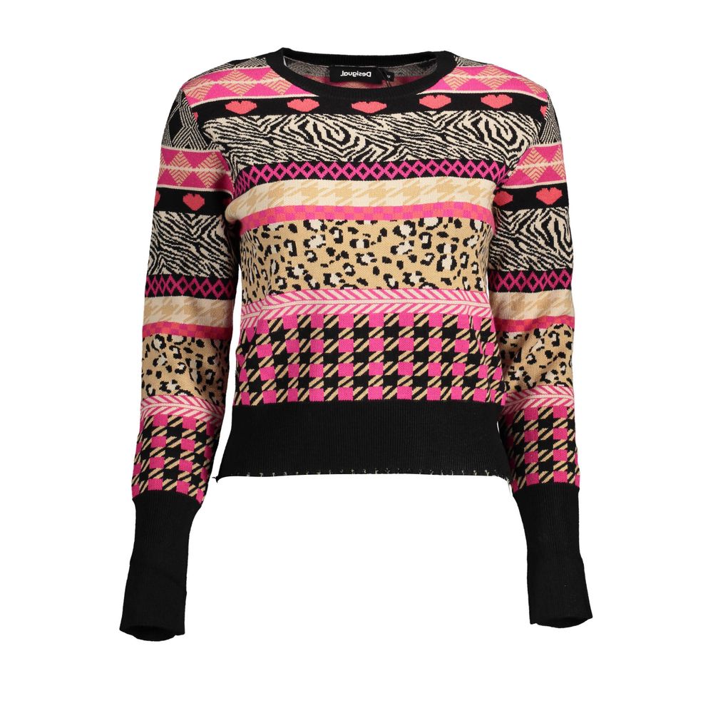Desigual zwarte polyester trui