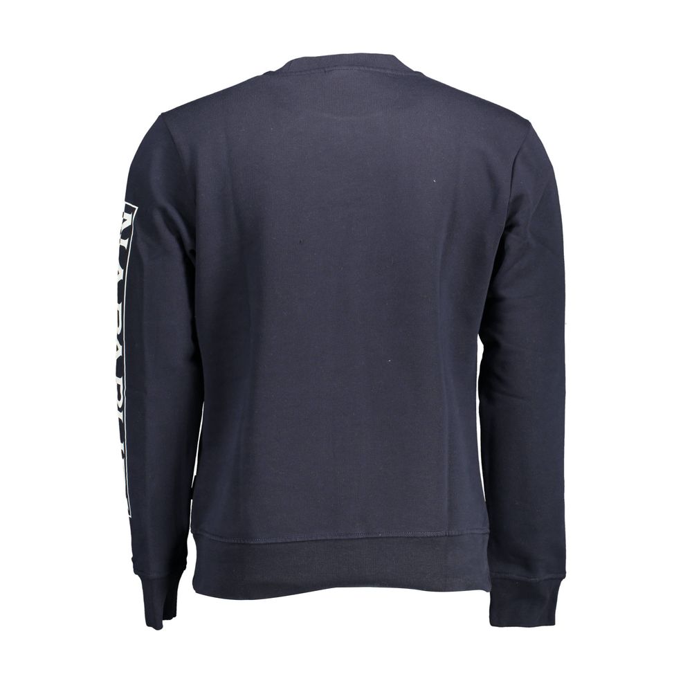 Sweatshirt Napapijri Bleu en Coton pour Hommes