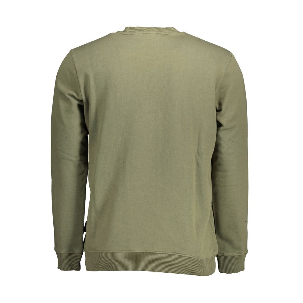 Sweatshirt Napapijri Green en Coton pour Homme