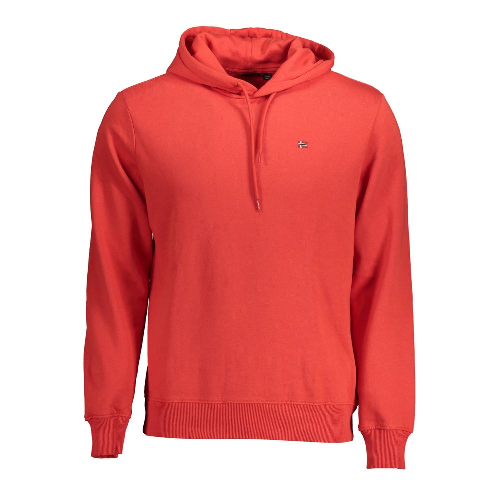 Sweatshirt à capuche Napapijri Rouge en Coton pour Homme