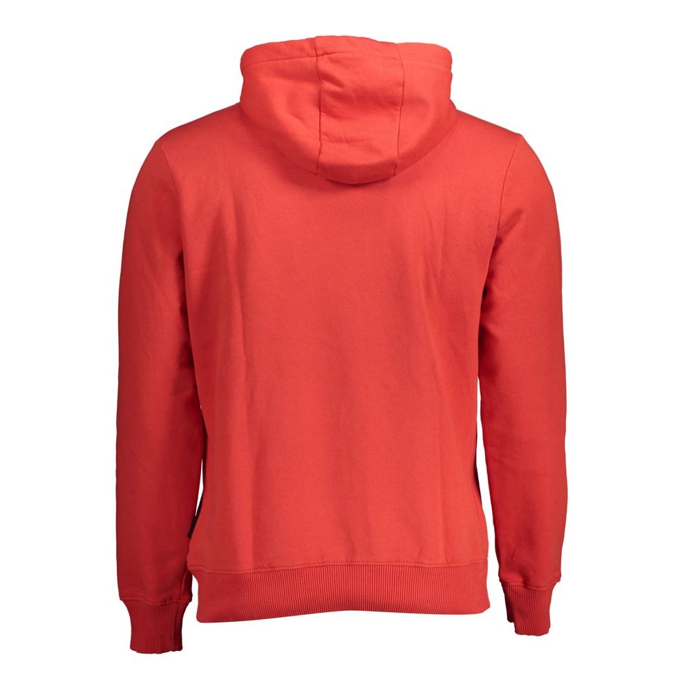 Sweatshirt à capuche Napapijri Rouge en Coton pour Homme