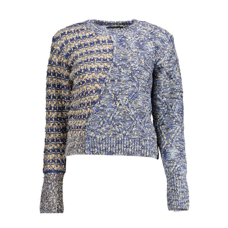 Desigual Blue Polyester Sweater - Stylish & Comfortable