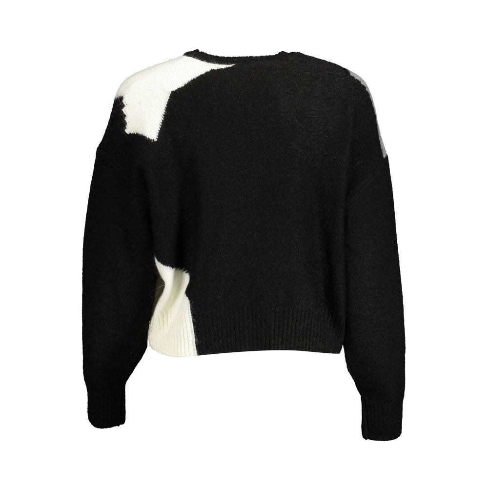 Desigual Pull Noir en Polyester - Élégant et Confortable