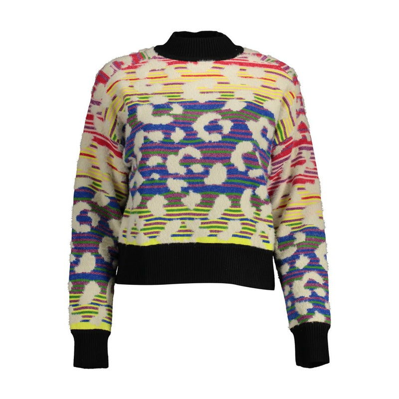 Desigual Blue Polyester Sweater - Stylish Comfort for Every Occasion