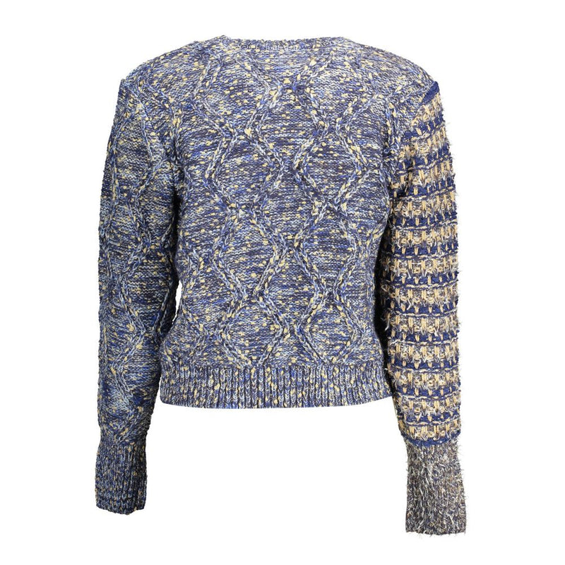 Desigual Blue Polyester Sweater - Stylish & Comfortable