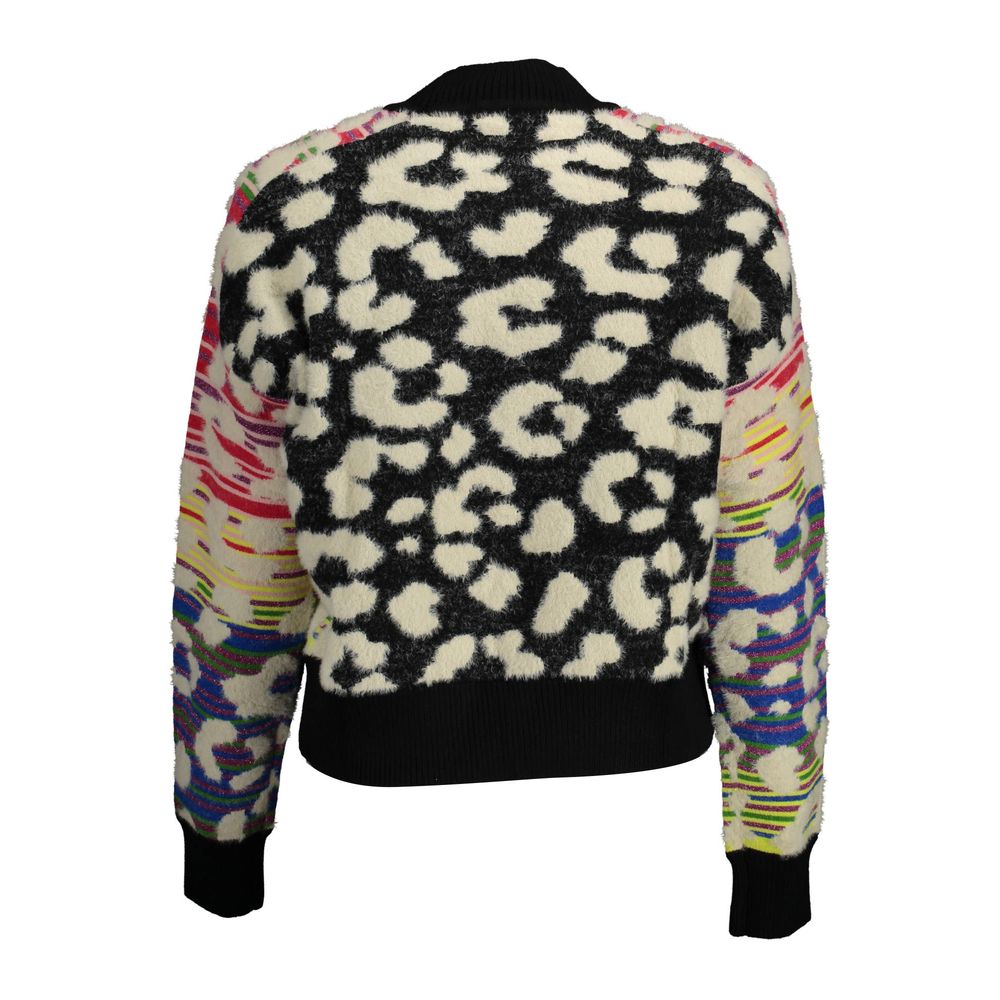 Desigual Blue Polyester Sweater - Élégance et Confort