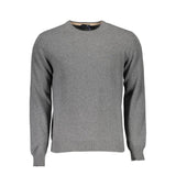 Harmont & Blaine Gray Wool Sweater - Élégance et Confort