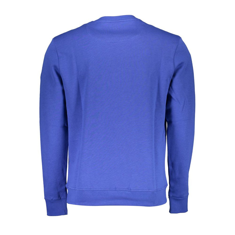 North Sails Blue Cotton Men Sweater - Iconic Nautical Style