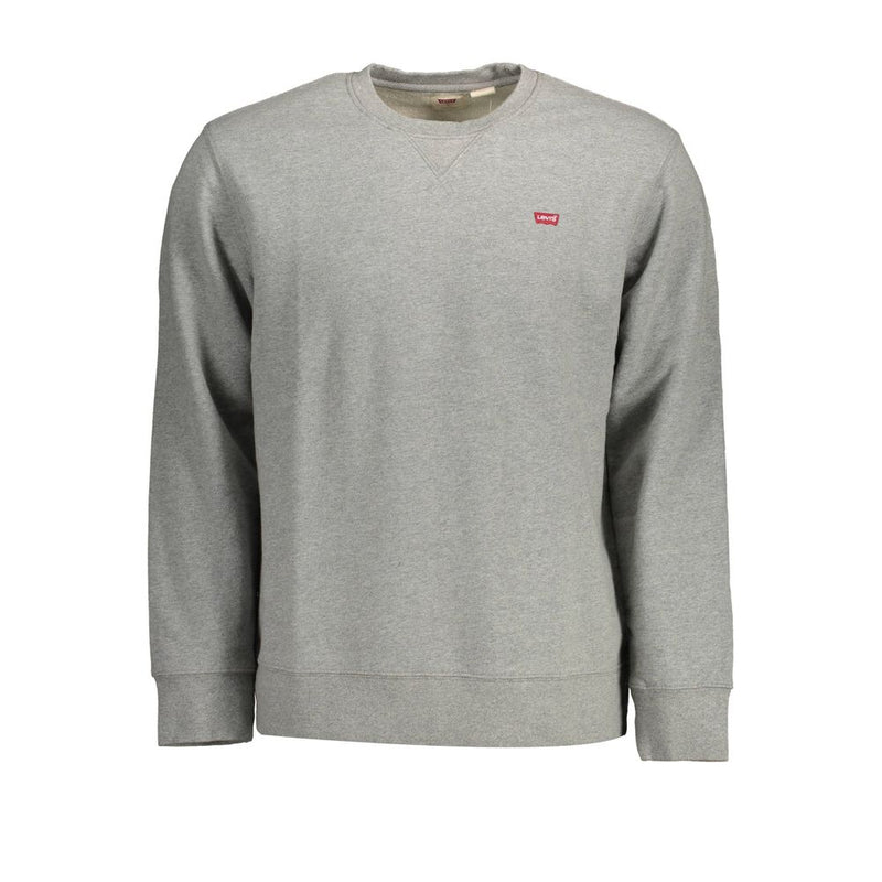 Levi's grijze katoenen herensweater