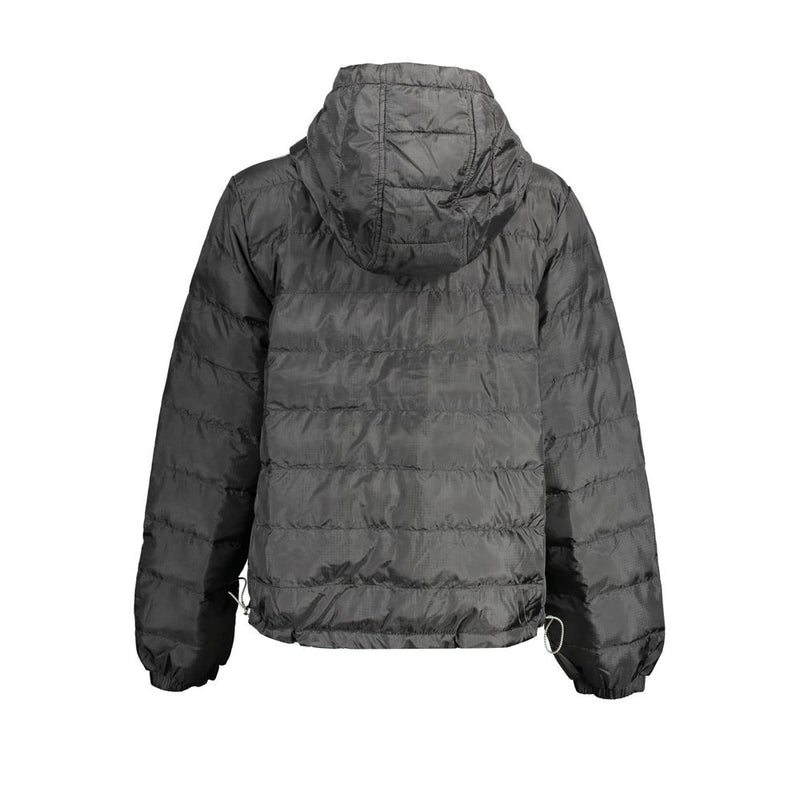 Levi's Veste Noire en Polyester avec Capuche pour Femmes