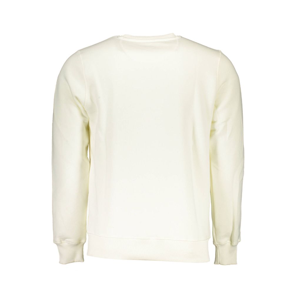 North Sails White Cotton Men Sweater - Stylish Comfort