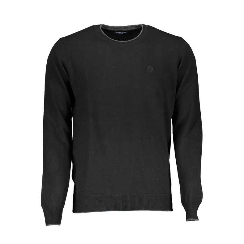 North Sails Black Wool Sweater - Durable and Stylish